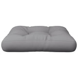 Pallet Cushion Grey 50x50x12 cm Fabric