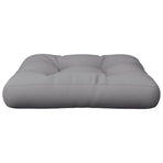 Pallet Cushion Grey 50x50x12 cm Fabric