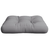 Pallet Cushion Grey 50x50x12 cm Fabric