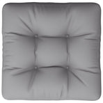 Pallet Cushion Grey 50x50x12 cm Fabric