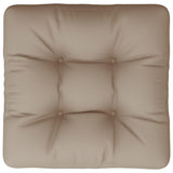 Pallet Cushion Taupe 50x50x12 cm Fabric