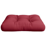 Pallet Cushion Wine Red 50x50x12 cm Fabric - 45-Degree Angle