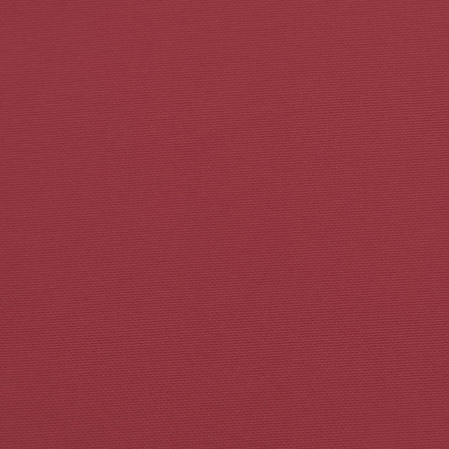 Pallet Cushion Wine Red 50x50x12 cm Fabric