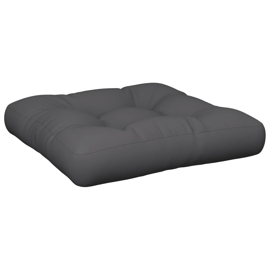 Pallet Cushion Anthracite 60x60x12 cm Fabric