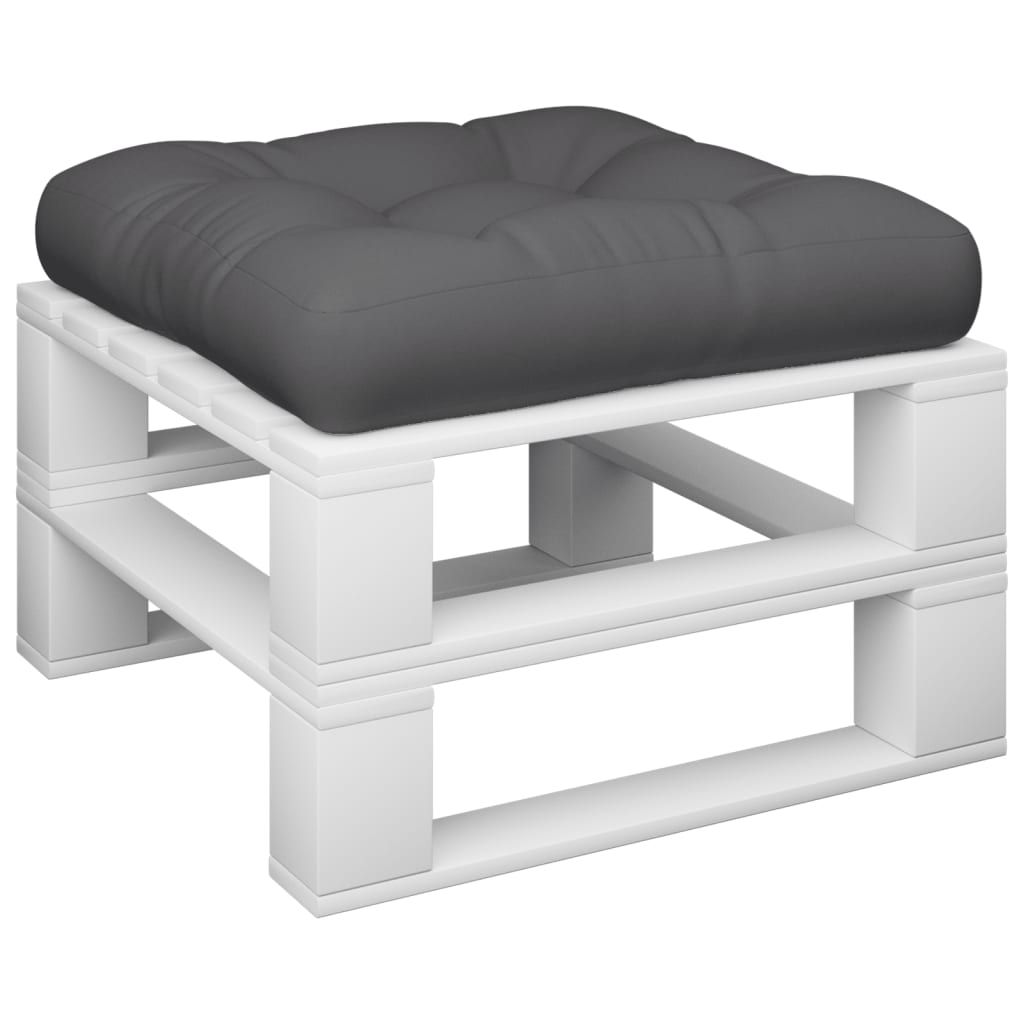 Pallet Cushion Anthracite 60x60x12 cm Fabric