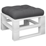 Pallet Cushion Anthracite 60x60x12 cm Fabric