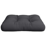 Pallet Cushion Black 60x60x12 cm Fabric - 45-Degree Angle