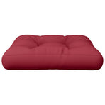 Pallet Cushion Wine Red 60x60x12 cm Fabric