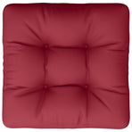 Pallet Cushion Wine Red 60x60x12 cm Fabric