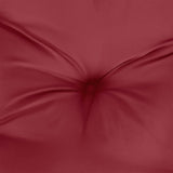 Pallet Cushion Wine Red 60x60x12 cm Fabric - Close-Up Angle
