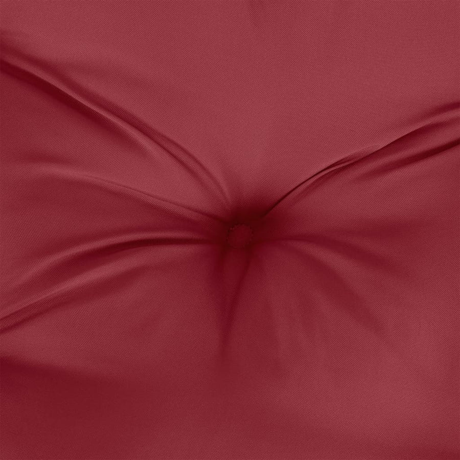 Pallet Cushion Wine Red 60x60x12 cm Fabric
