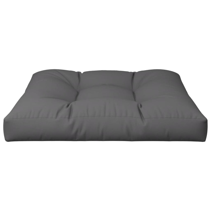 Pallet Cushion Anthracite 70x70x12 cm Fabric