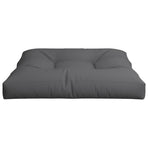 Pallet Cushion Anthracite 70x70x12 cm Fabric
