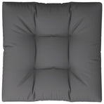 Pallet Cushion Anthracite 70x70x12 cm Fabric