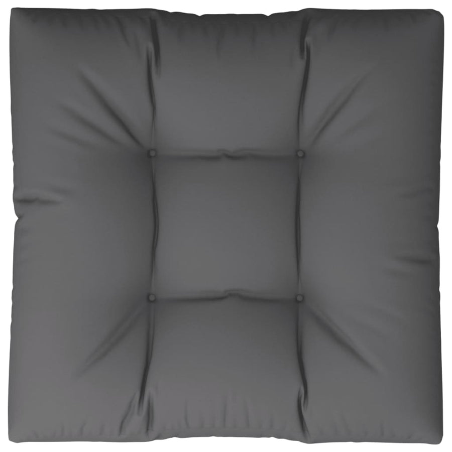 Pallet Cushion Anthracite 70x70x12 cm Fabric