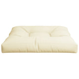 Pallet Cushion Cream 70x70x12 cm Fabric - 45-Degree Angle
