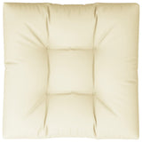Pallet Cushion Cream 70x70x12 cm Fabric