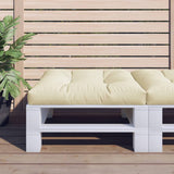 Pallet Cushion Cream 70x70x12 cm Fabric