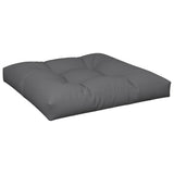 Pallet Cushion Anthracite 80x80x12 cm Fabric - Front View