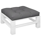 Pallet Cushion Anthracite 80x80x12 cm Fabric