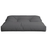 Pallet Cushion Anthracite 80x80x12 cm Fabric - 45-Degree Angle
