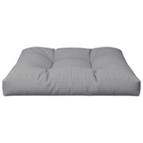 Pallet Cushion Grey 80x80x12 cm Fabric - Top-Down View