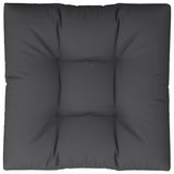 Pallet Cushion Black 80x80x12 cm Fabric