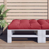 Pallet Cushion Wine Red 80x80x12 cm Fabric
