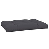 Pallet Cushion Anthracite 120x80x12 cm Fabric - Front View