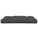 Pallet Cushion Anthracite 120x80x12 cm Fabric