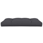 Pallet Cushion Anthracite 120x80x12 cm Fabric