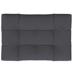 Pallet Cushion Anthracite 120x80x12 cm Fabric
