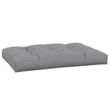 Pallet Cushion Grey 120x80x12 cm Fabric - Front View