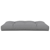 Pallet Cushion Grey 120x80x12 cm Fabric