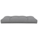 Pallet Cushion Grey 120x80x12 cm Fabric
