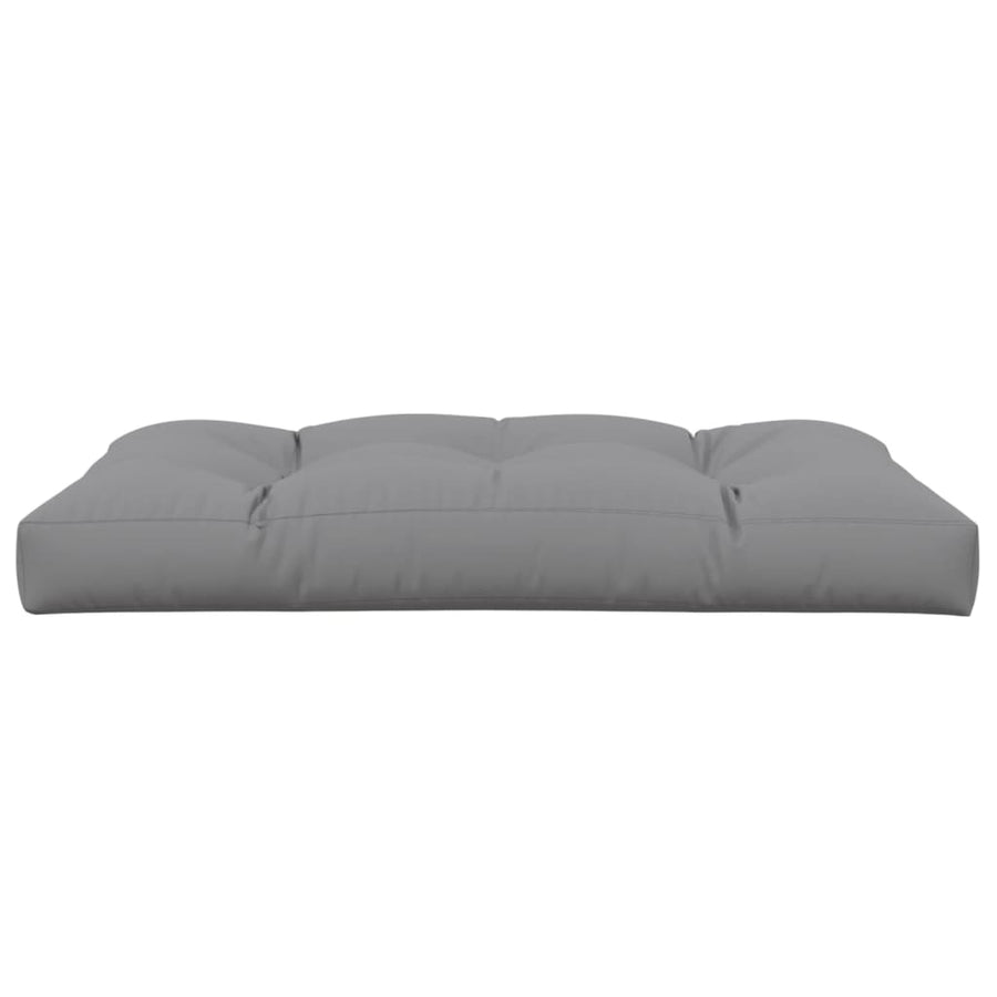 Pallet Cushion Grey 120x80x12 cm Fabric