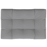 Pallet Cushion Grey 120x80x12 cm Fabric - Rear View