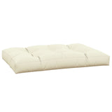 Pallet Cushion Cream 120x80x12 cm Fabric - Front View