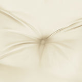 Pallet Cushion Cream 120x80x12 cm Fabric - Close-Up Angle