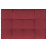 Pallet Cushion Wine Red 120x80x12 cm Fabric