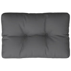 Pallet Cushion Anthracite 50x40x12 cm Fabric