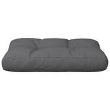 Pallet Cushion Anthracite 50x40x12 cm Fabric - 45-Degree Angle