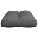 Pallet Cushion Anthracite 50x40x12 cm Fabric - Rear View