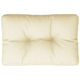 Pallet Cushion Cream 50x40x12 cm Fabric