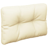Pallet Cushion Cream 50x40x12 cm Fabric