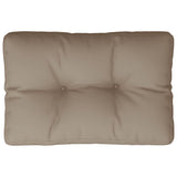 Pallet Cushion Taupe 50x40x12 cm Fabric
