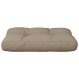 Pallet Cushion Taupe 50x40x12 cm Fabric