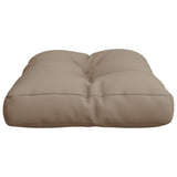 Pallet Cushion Taupe 50x40x12 cm Fabric
