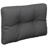 Pallet Cushion Anthracite 60x40x12 cm Fabric - Top-Down View