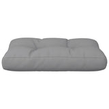 Pallet Cushion Grey 60x40x12 cm Fabric - 45-Degree Angle